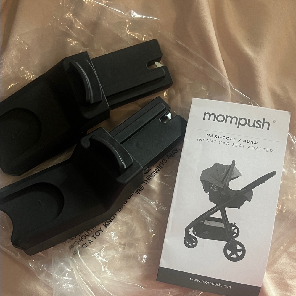 Mompush Infant Car Seat Adapter & rain cover for stroller